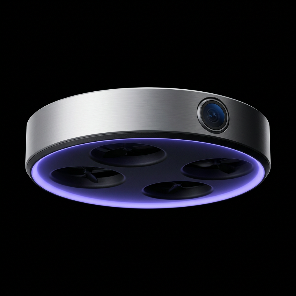 AIPC ring drone — studio shot